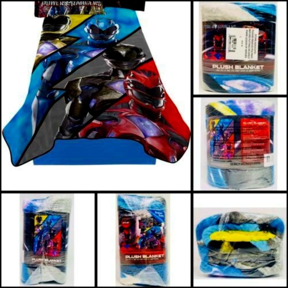 Power Rangers Plush Blanket 62 in x 90 in